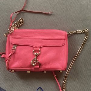 Rebecca Minkoff Mini Mac coral/pink like new
